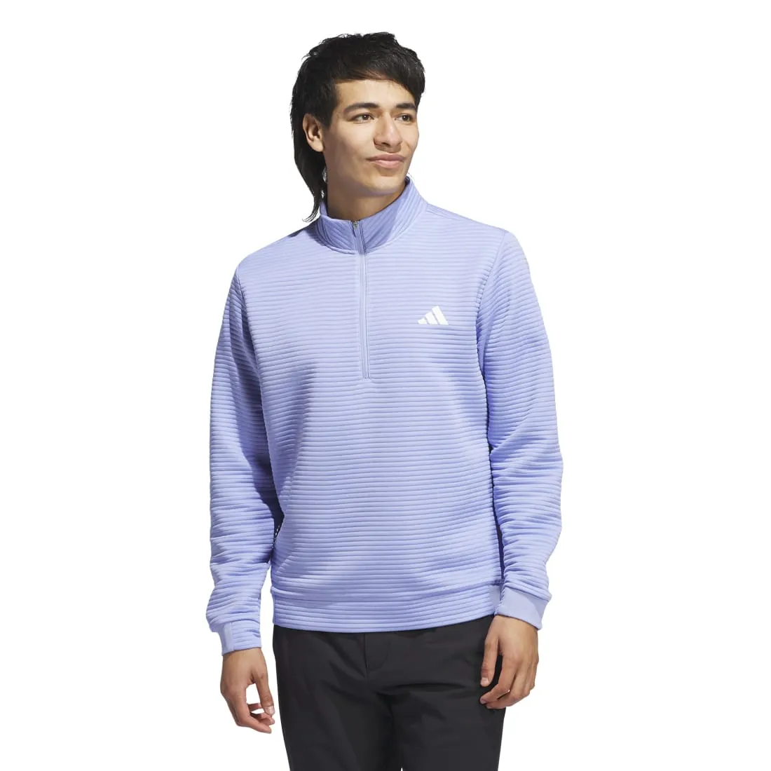 adidas Ultimate365 DWR Textured 1/4 Zip Golf Mid Layer IL0561