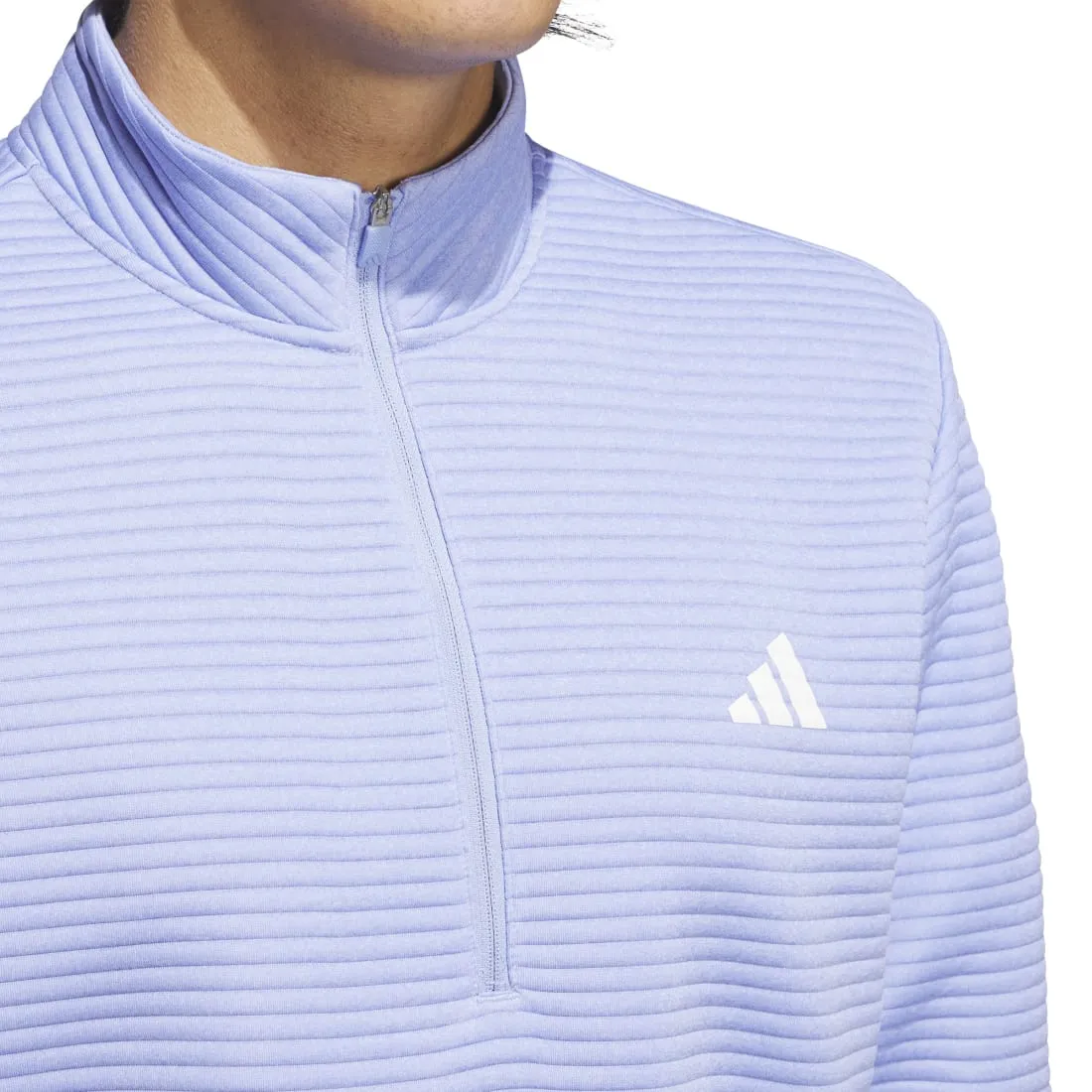 adidas Ultimate365 DWR Textured 1/4 Zip Golf Mid Layer IL0561