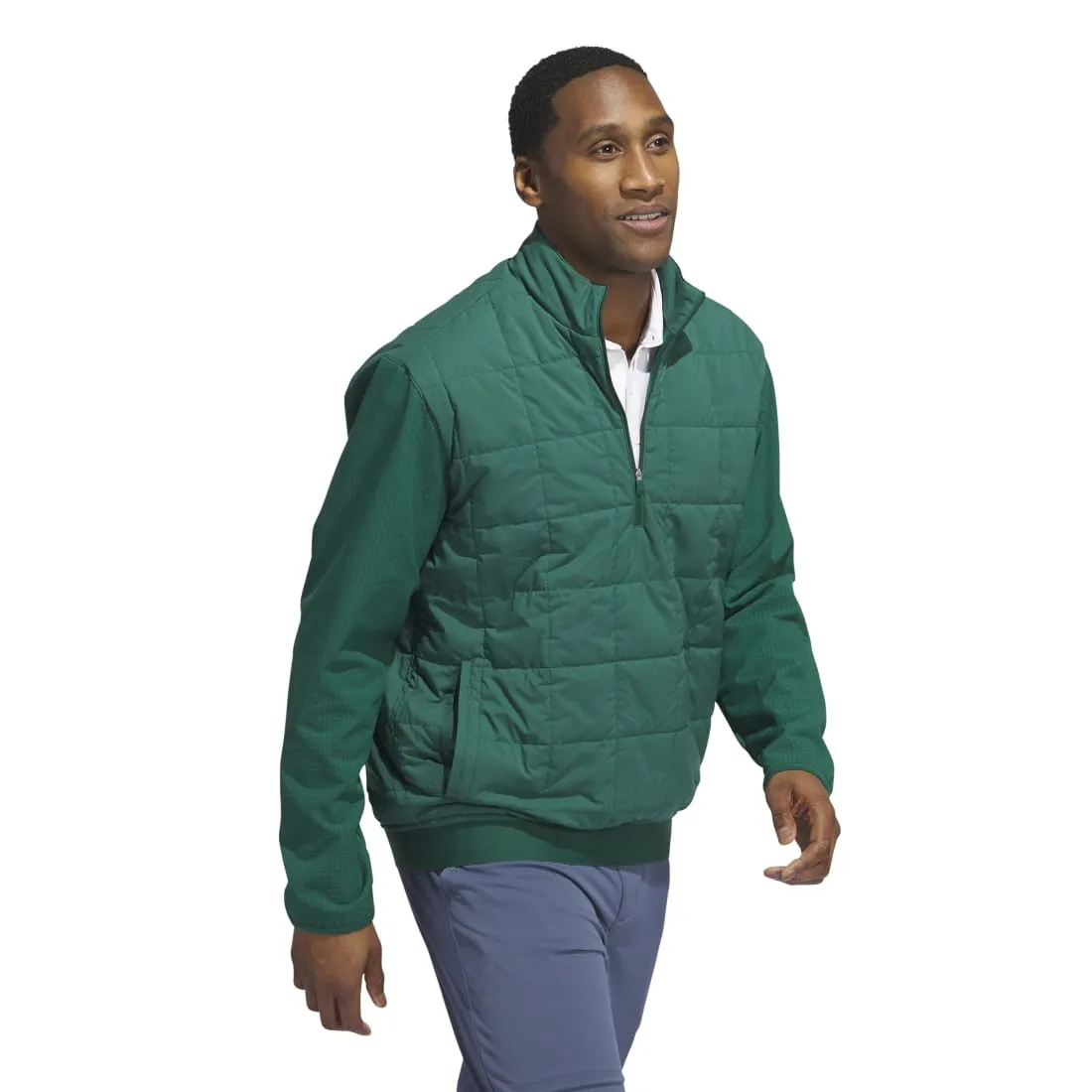 adidas Ultimate365 Quilted DWR 1/2 Zip Golf Mid Layer IW1392