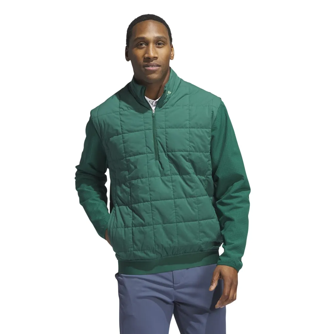adidas Ultimate365 Quilted DWR 1/2 Zip Golf Mid Layer IW1392