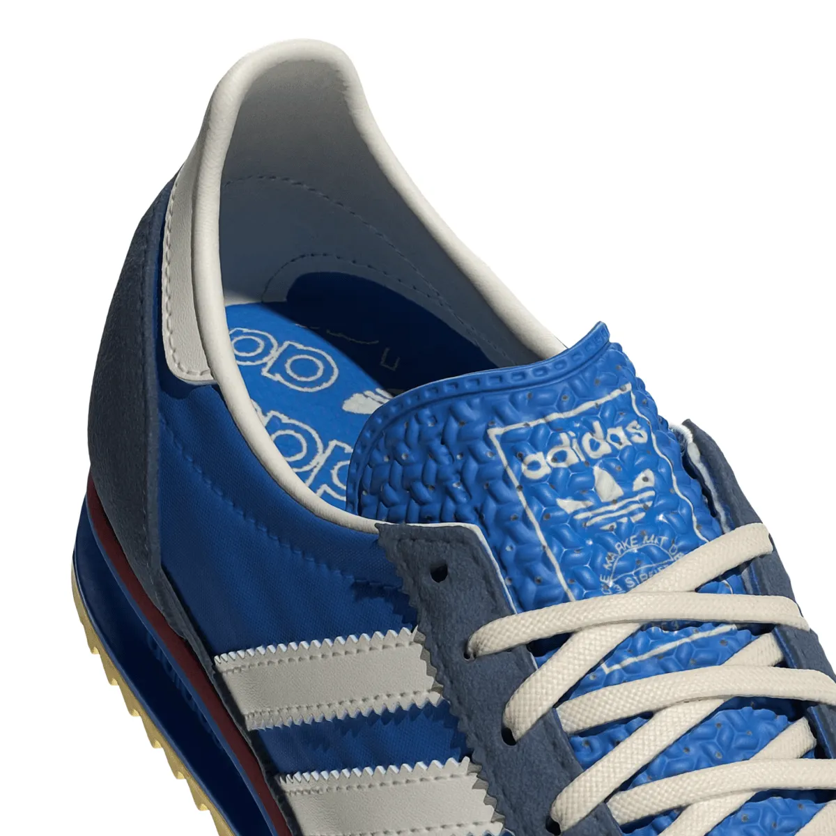 Adidas Women's SL 72 OG Blue Bird/Off White/Preloved Ink Adidas Shoes