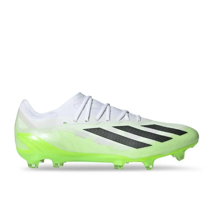 adidas X Crazyfast.1 FG Firm Ground Soccer Cleat - FTWhite/ CBlack/ Luclem