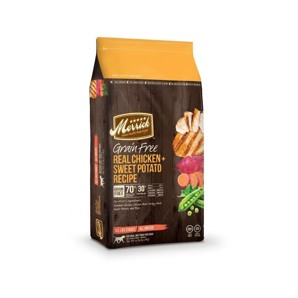 Adult Grain Free Real Chicken & Sweet Potato Dog Dry Food