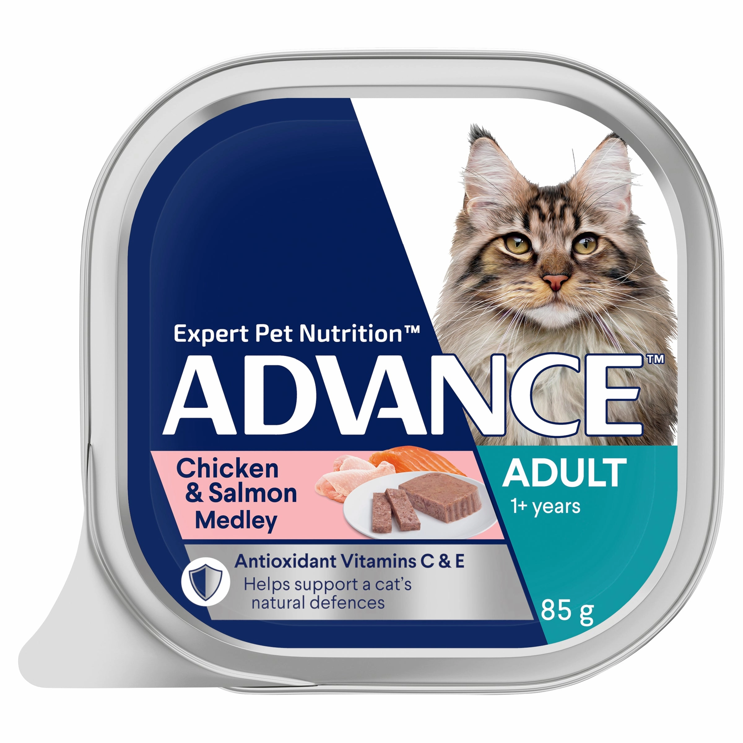 ADVANCE - Adult Chicken & Salmon Medley Cat Wet Food (85g x 7pk)