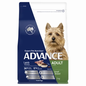 ADVANCE - Adult Small Breed Lamb with Rice Dog Dry Food (3kg)