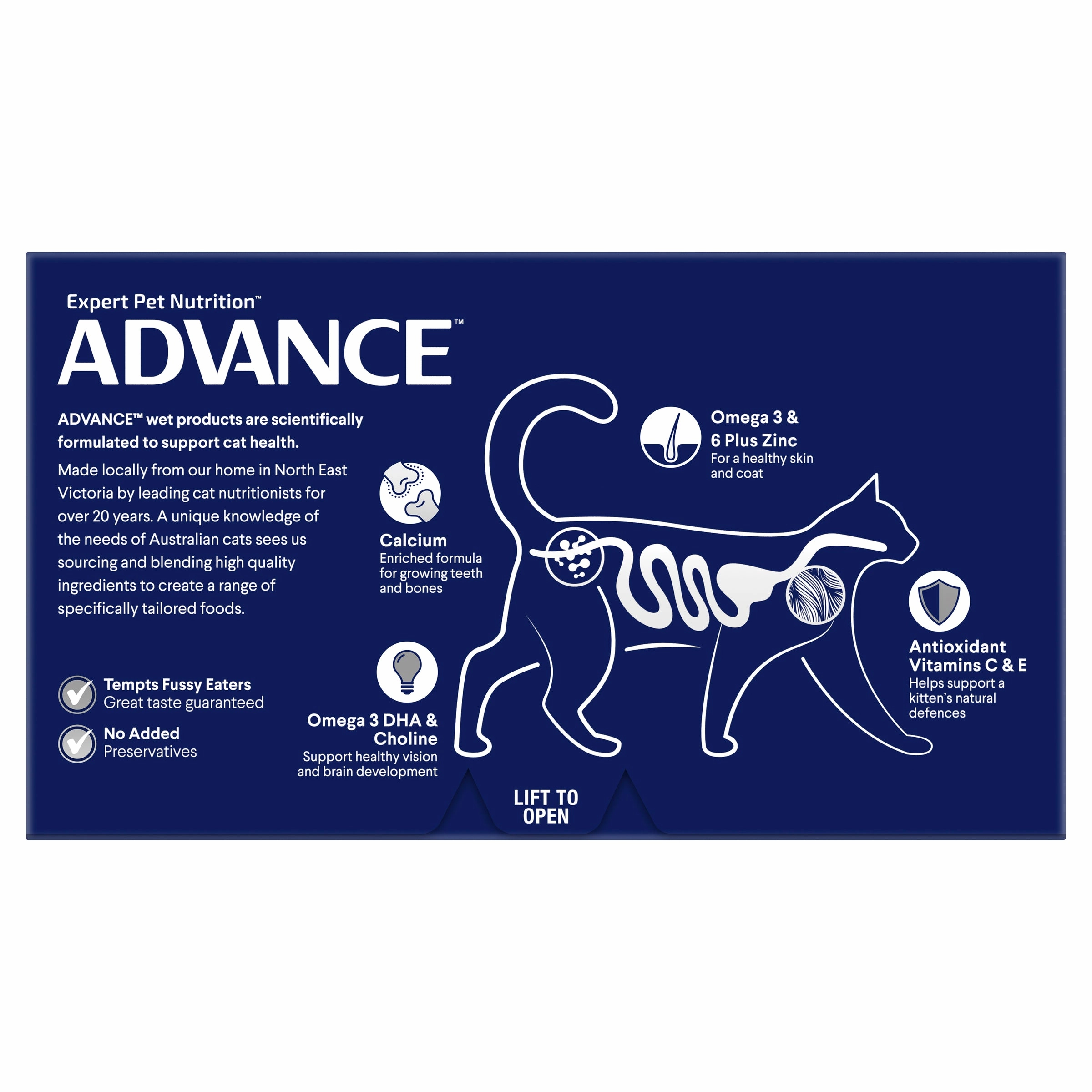 ADVANCE - Kitten Chicken & Salmon Medley Cat Wet Food (85g x 7pk)