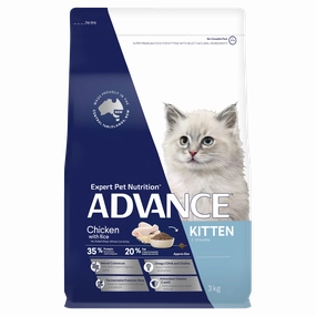 ADVANCE - Kitten Chicken with Rice Dry Cat Food (3kg)