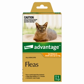 Advantage - Flea Treatment for Cats up to 4kg (1pk)
