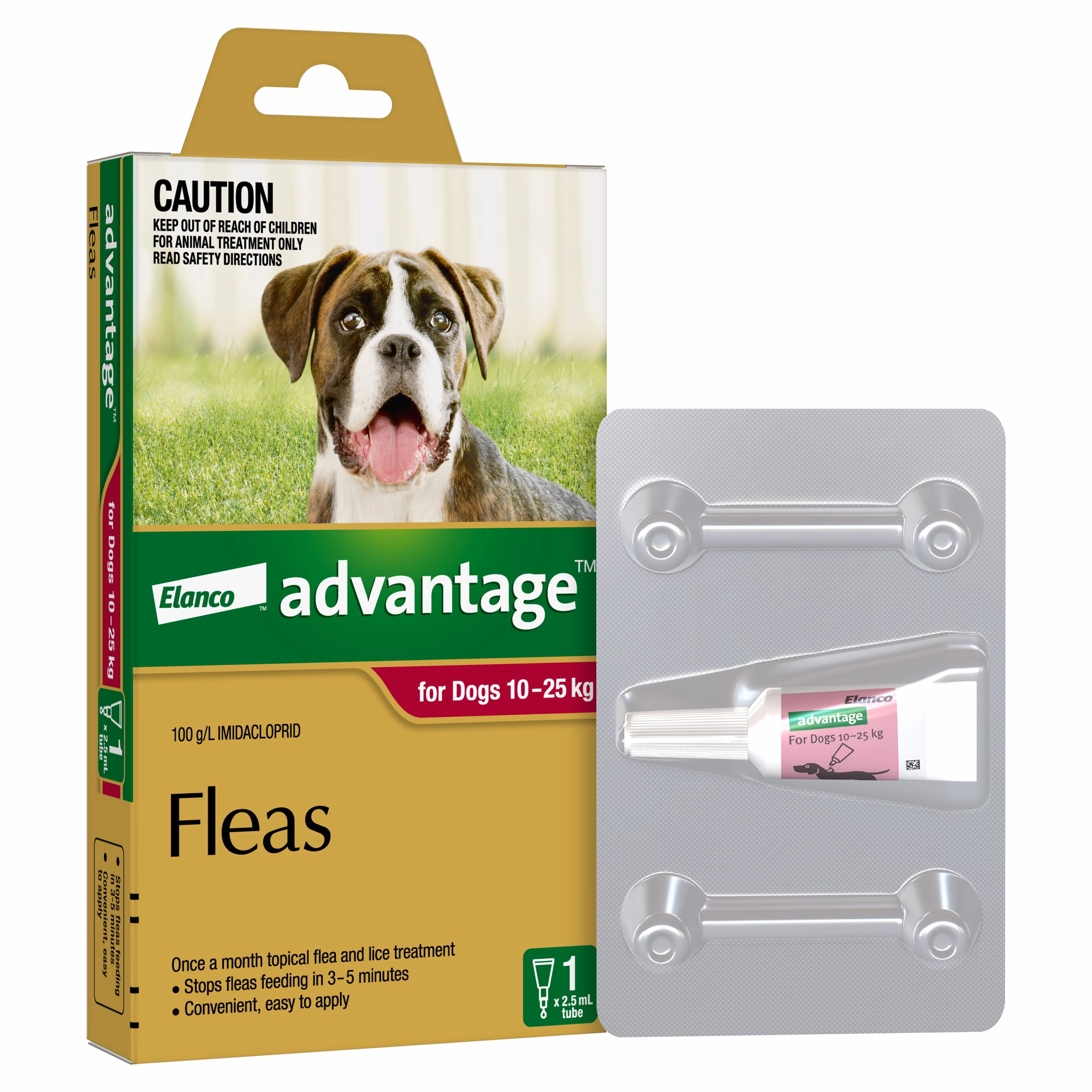 Advantage - Flea Treatment for Dogs 10-25kg (1pk)