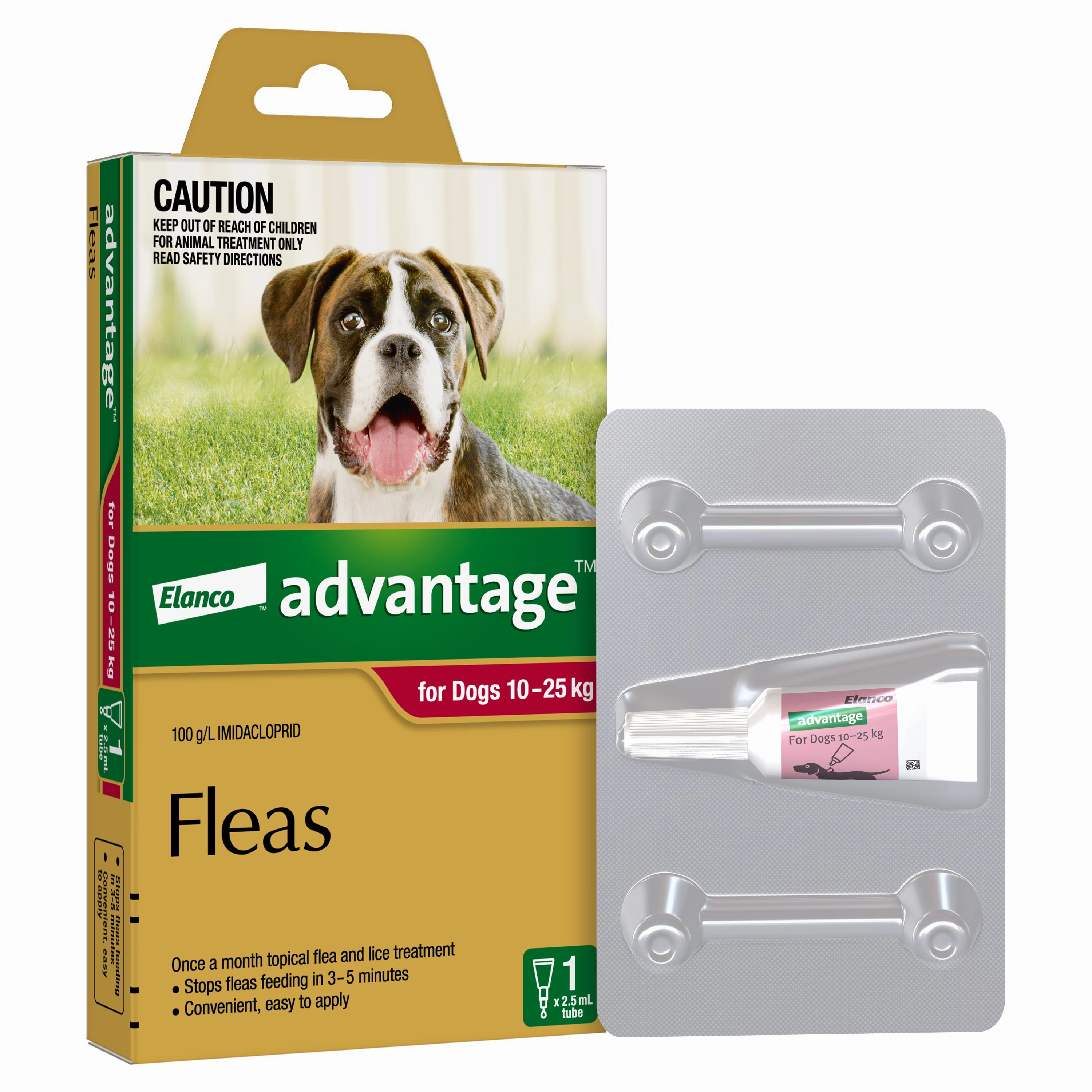 Advantage - Flea Treatment for Dogs 10-25kg (1pk)