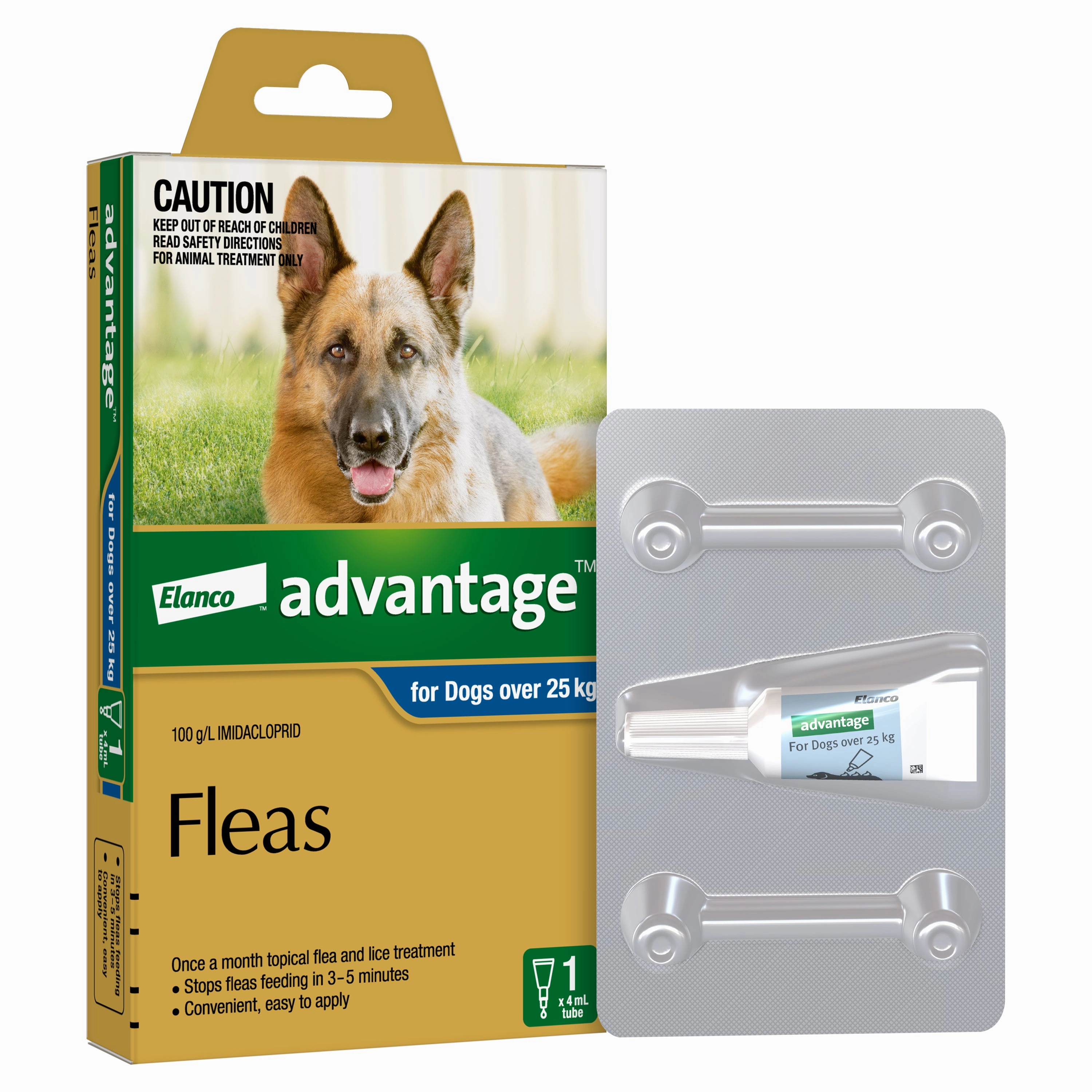Advantage - Flea Treatment for Dogs over 25kg (1pk)
