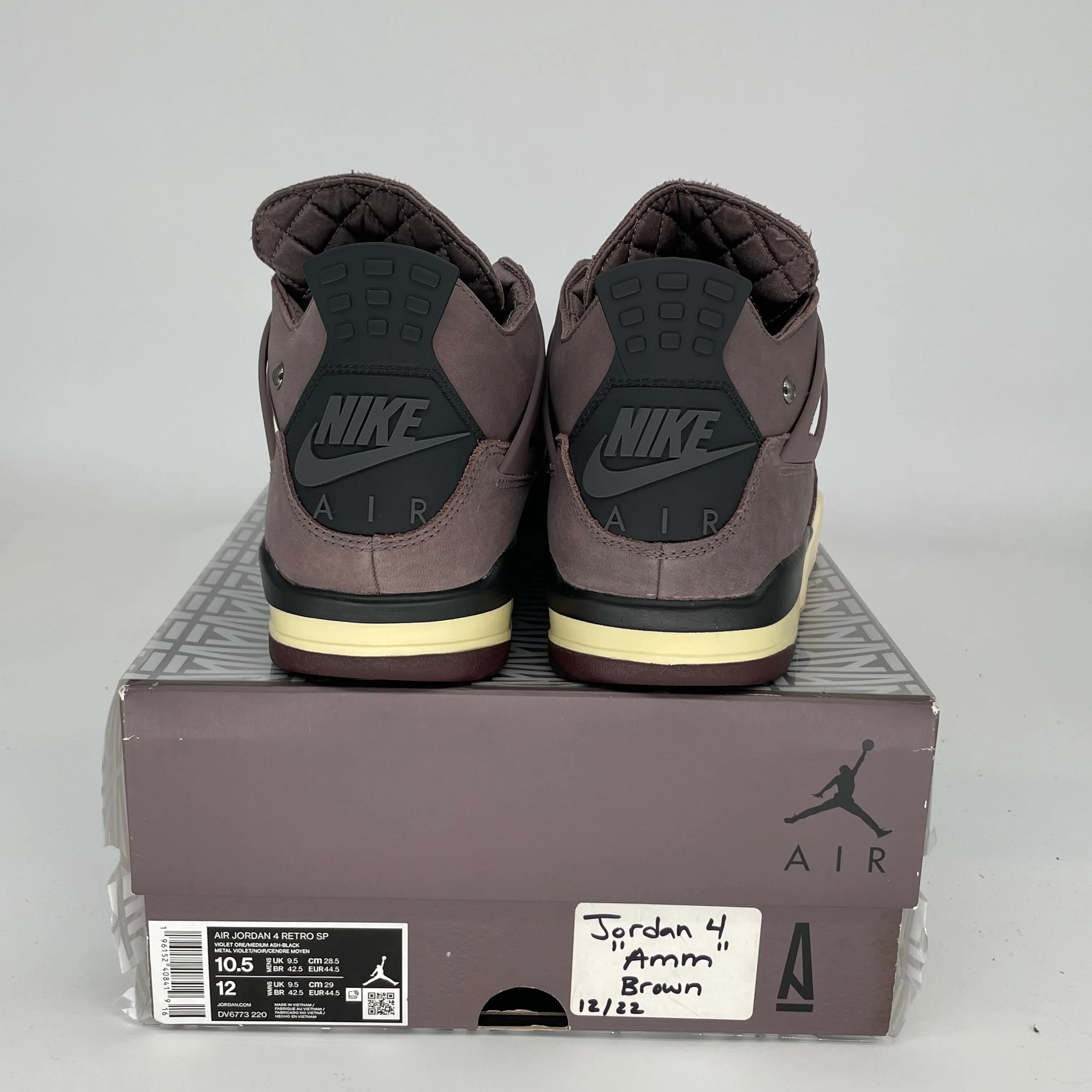 AIR JORDAN 4 A MA MANIERE VIOLET ORE SIZE 10.5 DV6773-220