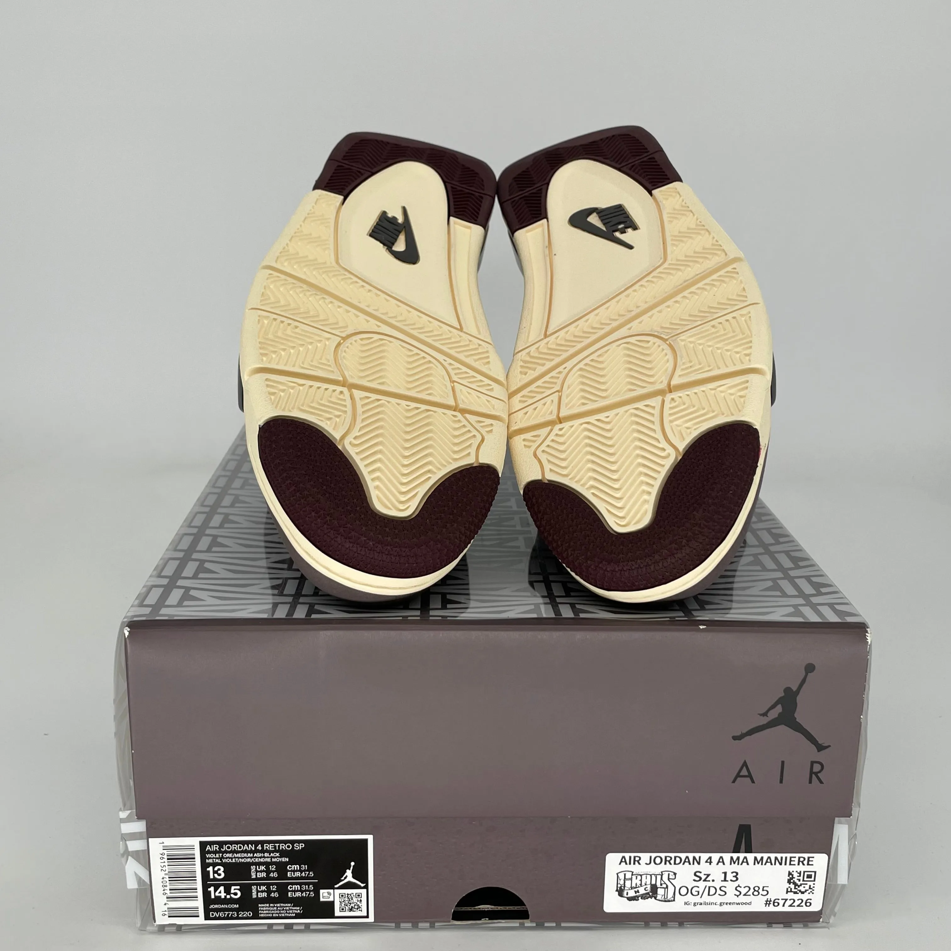 AIR JORDAN 4 A MA MANIERE VIOLET ORE SIZE 13 DV6773-220