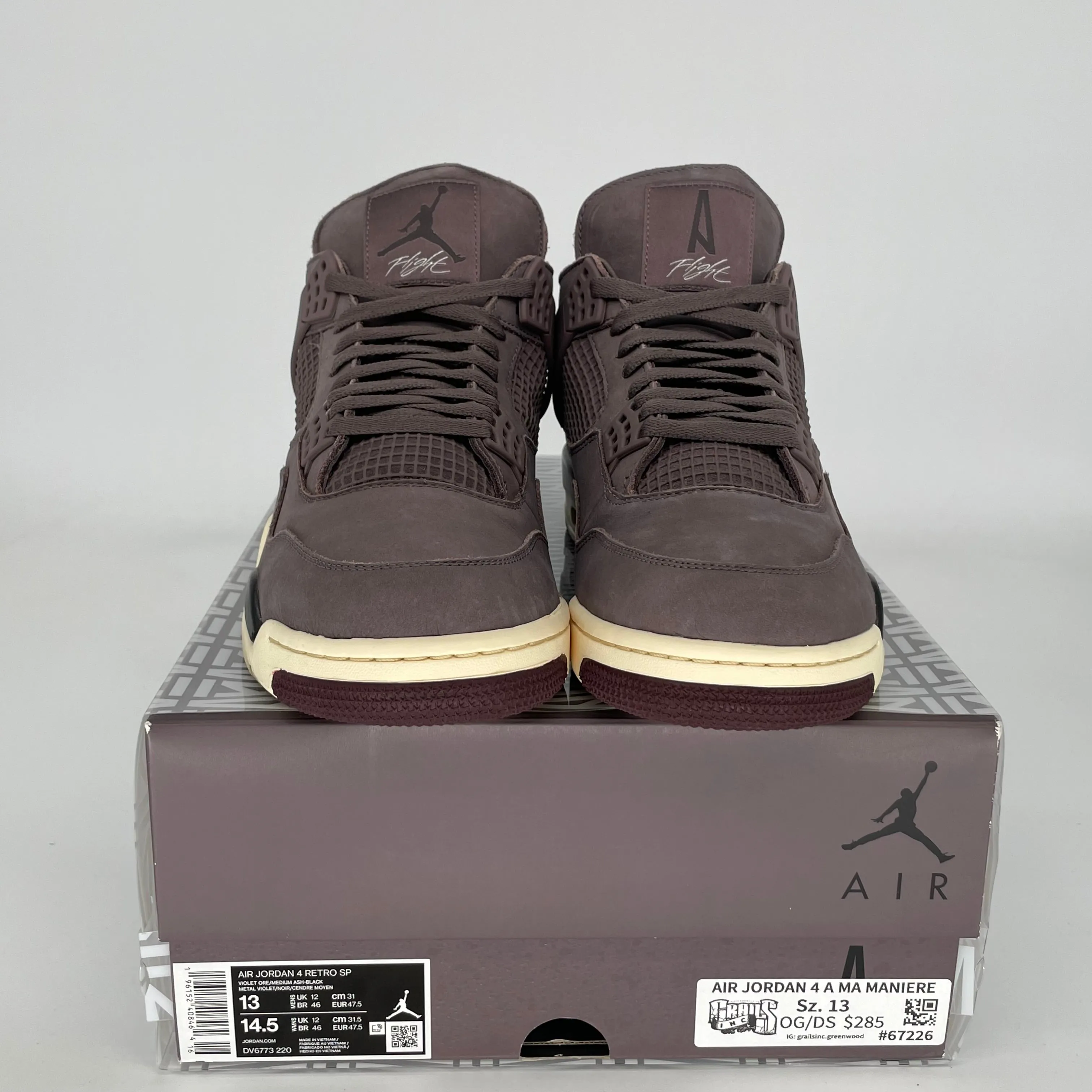 AIR JORDAN 4 A MA MANIERE VIOLET ORE SIZE 13 DV6773-220
