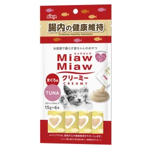 Aixia Miaw Miaw Creamy Tuna - Promotes Healthy Intestines 15g x 4 (MMCM9)