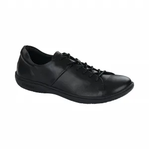 Albany Leather Sneakers - Regular Width In Black