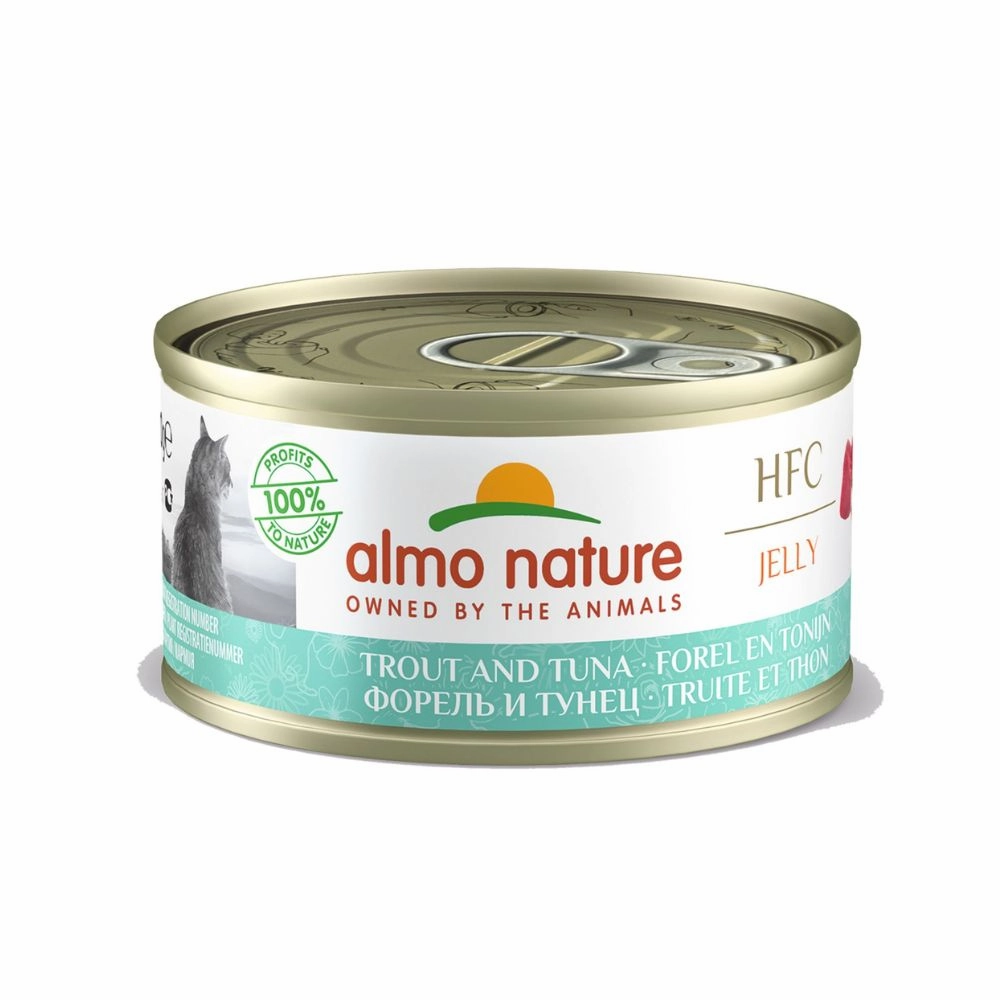 Almo Nature Cat HFC Jelly Trout & Tuna 70g