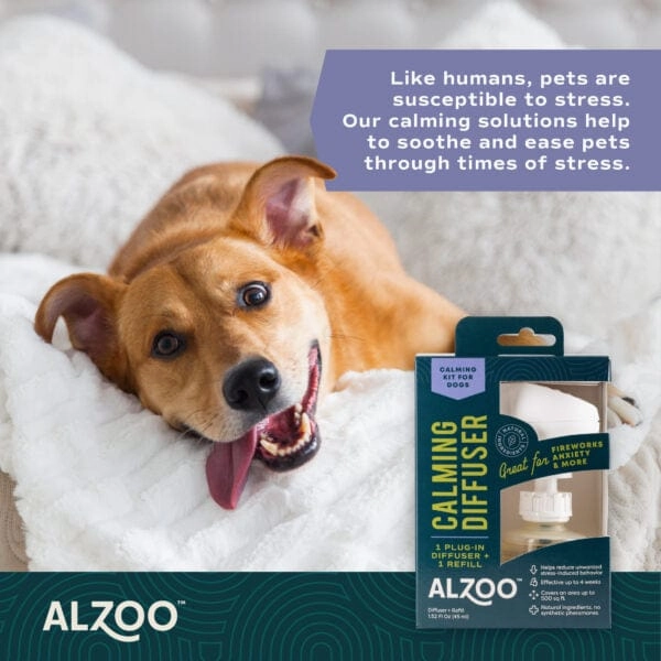 ALZOO Plant-Based Calming Diffuser Kit for Dogs