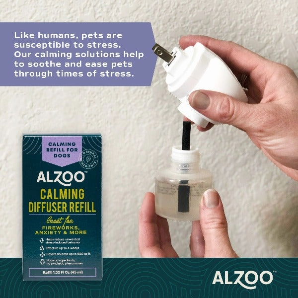 ALZOO Plant-Based Calming Diffuser Refill for Dogs