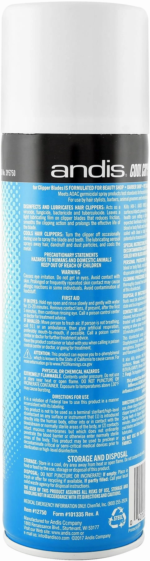 Andis Cool Care Plus, 15.5 oz