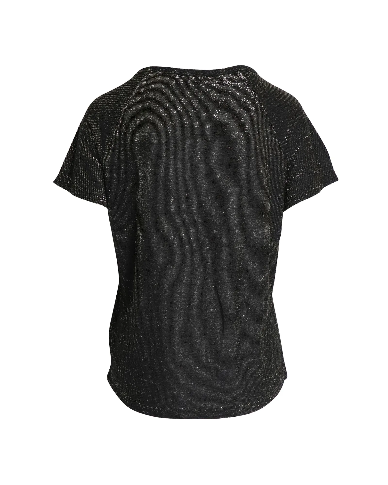 A.P.C. Sparkly T-Shirt in Black Viscose