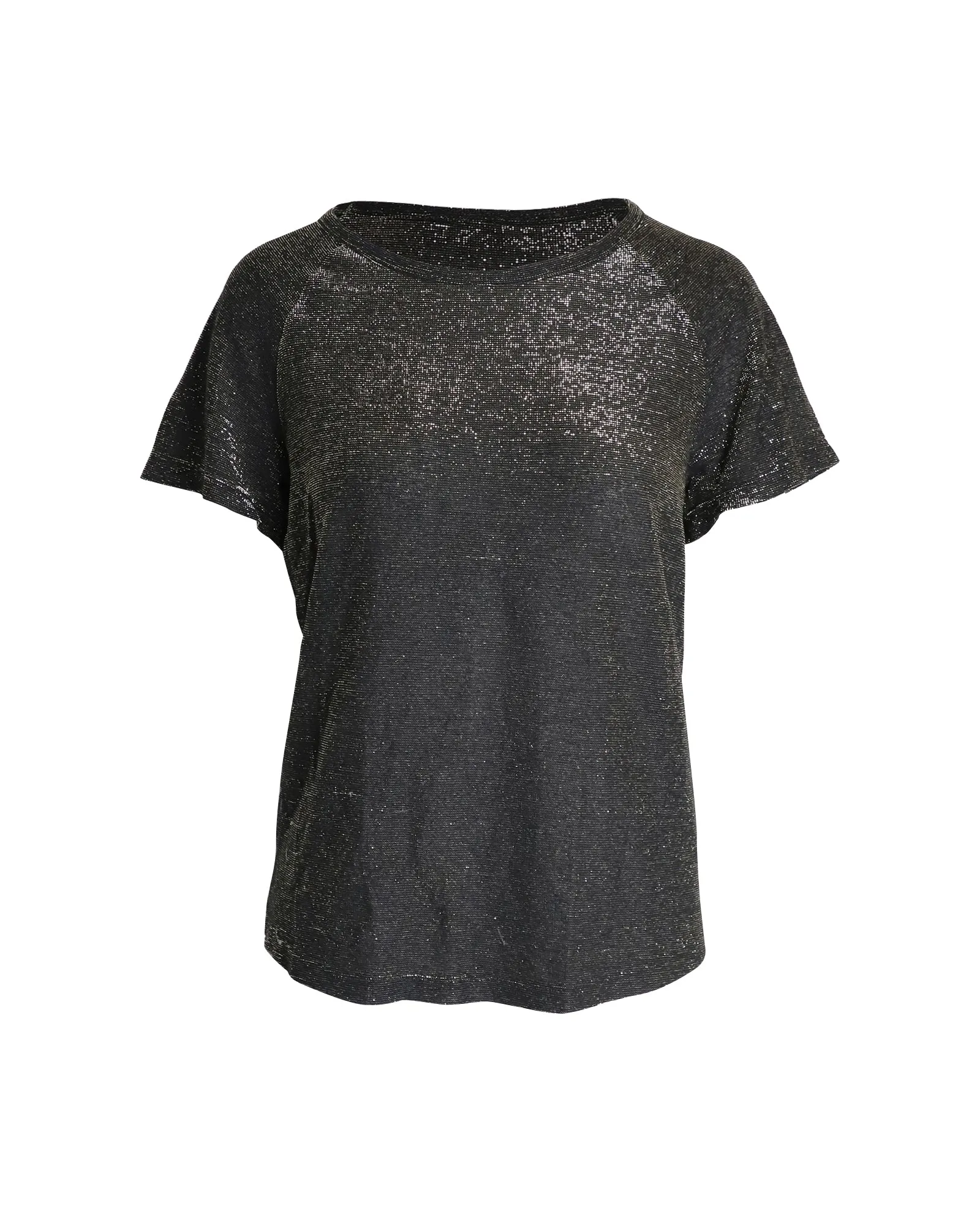 A.P.C. Sparkly T-Shirt in Black Viscose