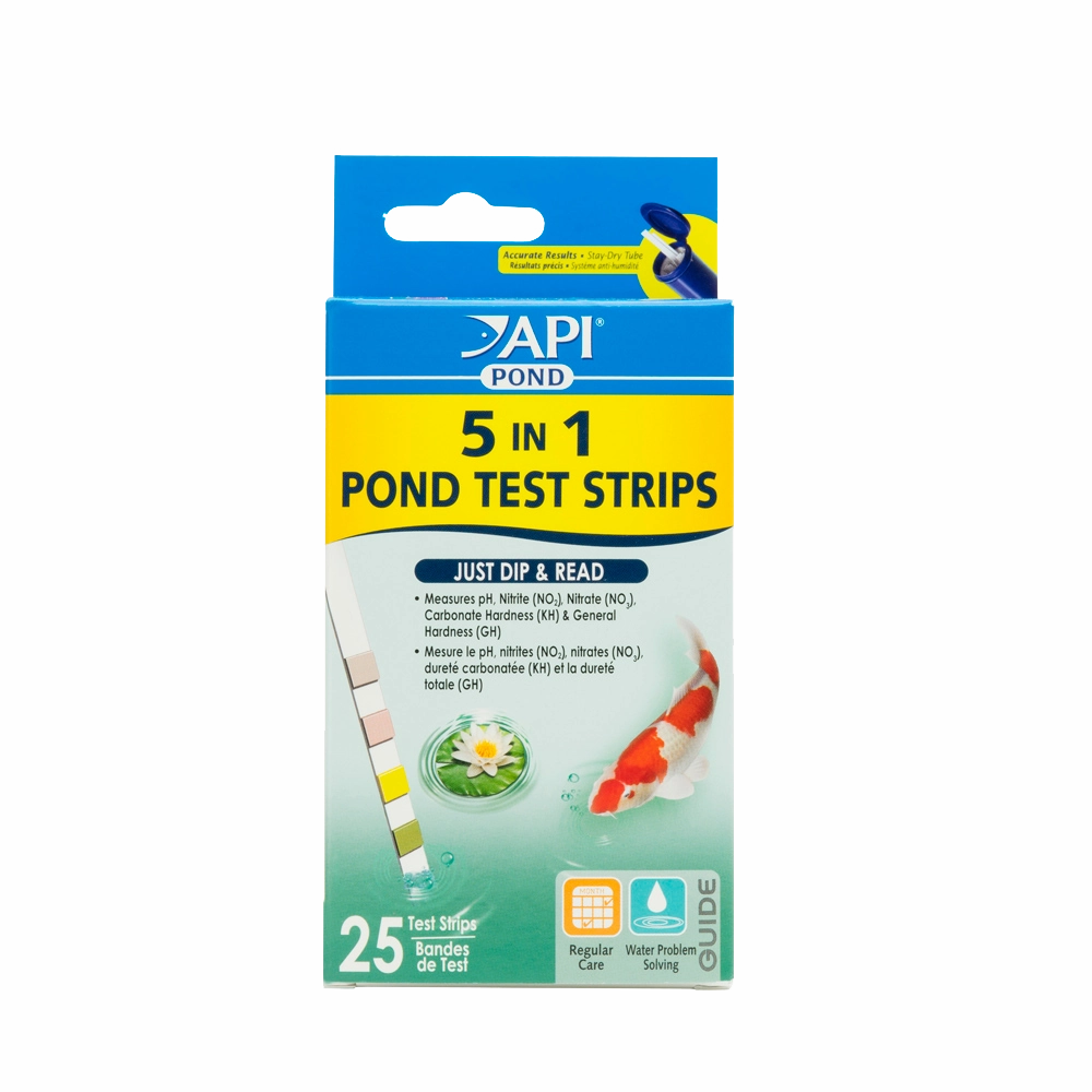 API - Pond Care 5 in 1 Quick Testing Strips (25pk)