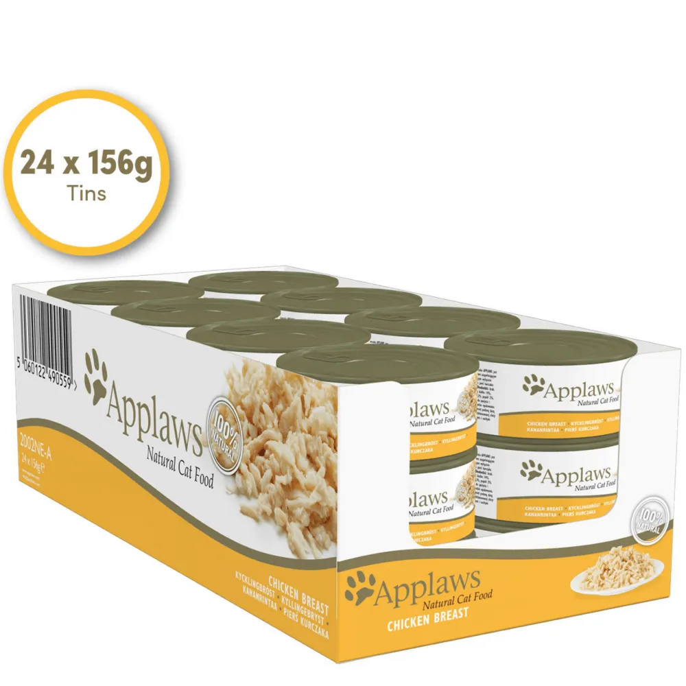 Applaws Chicken Breast Tinned Cat Wet Food (156g)