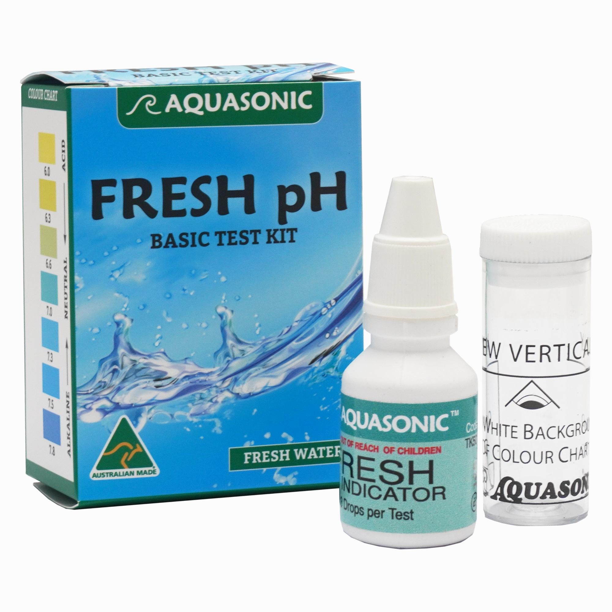 Aquasonic - Basic Freshwater pH Test Kit