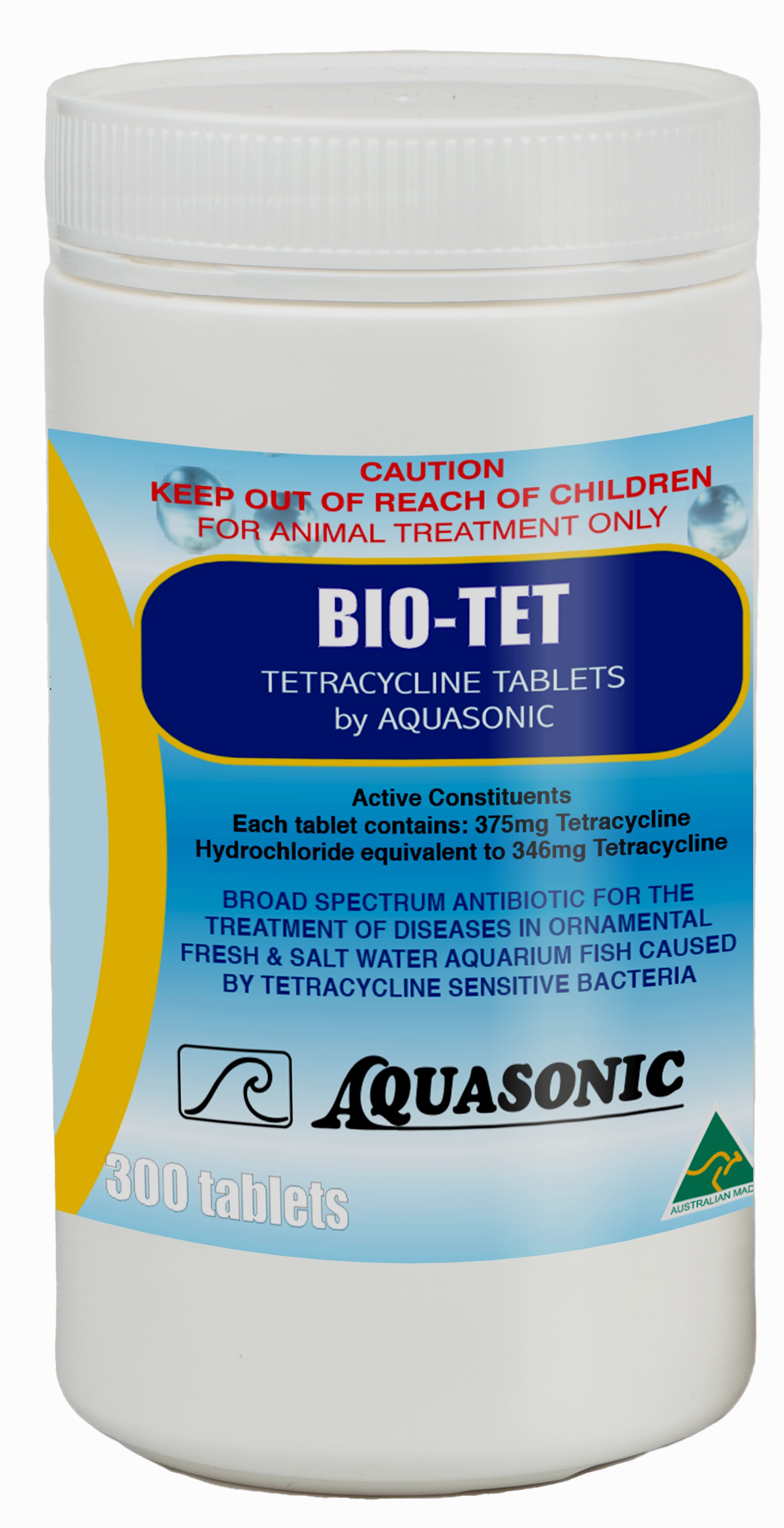 Aquasonic - Bio-Tet (300 tablets)