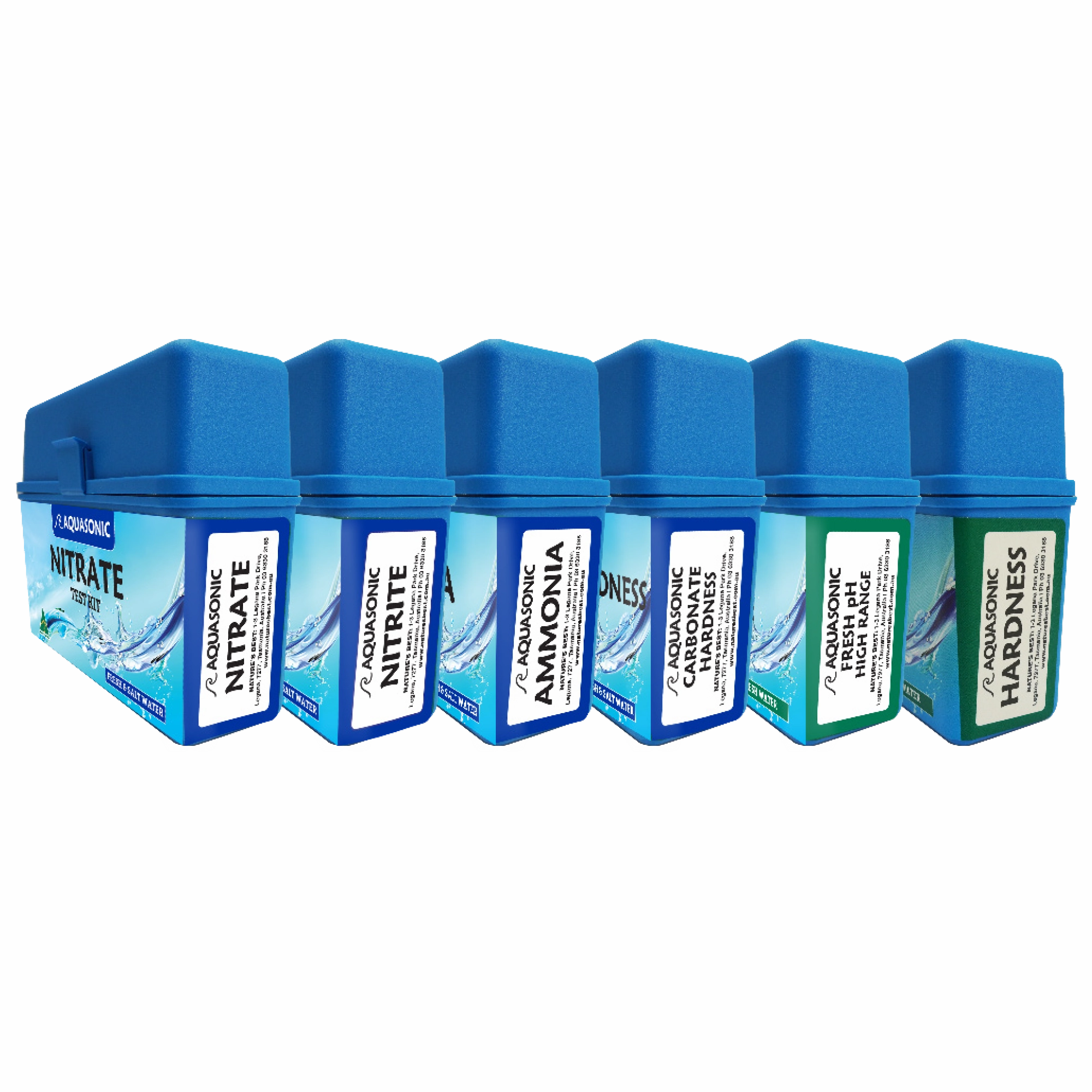 Aquasonic - Complete Freshwater 6 in 1 Test Kit