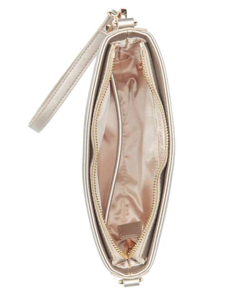 Ara Convertible Crossbody Clutch - Champagne - [OUTLET RETIRED FINAL SALE]