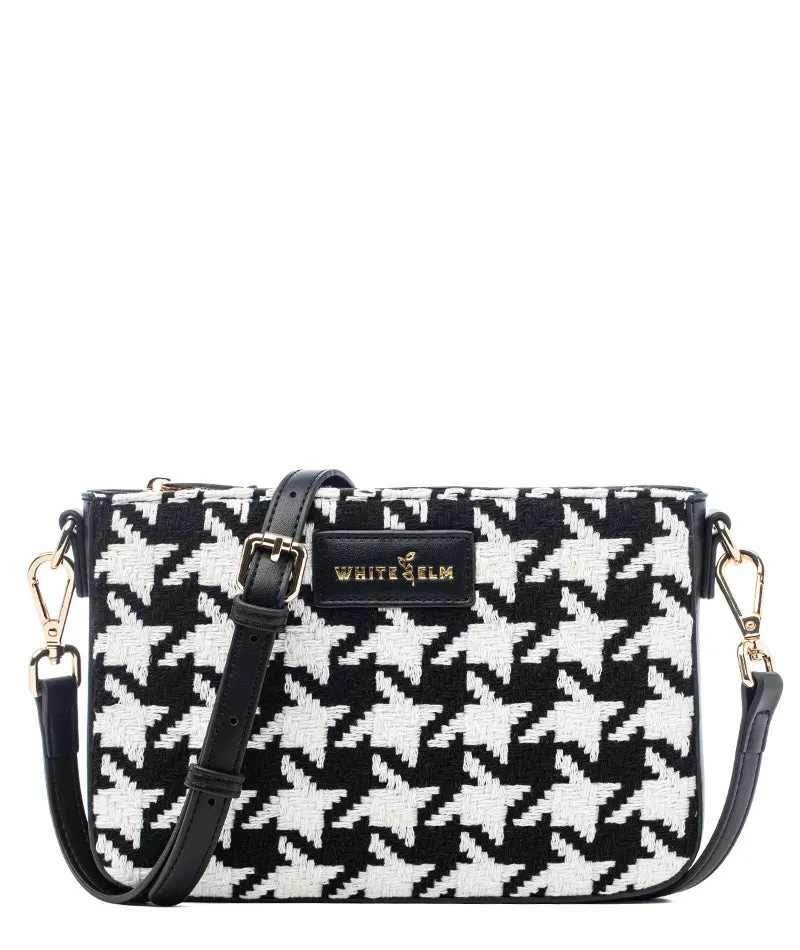 Ara Convertible Crossbody Clutch - Houndstooth - [OUTLET RETIRED FINAL SALE]
