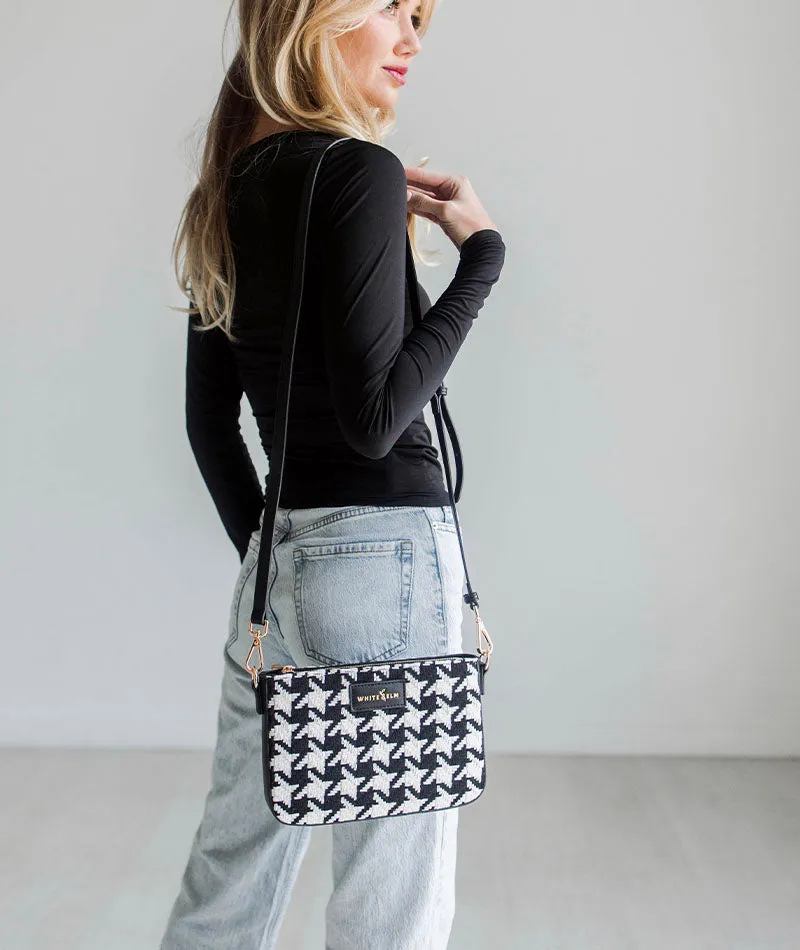 Ara Convertible Crossbody Clutch - Houndstooth - [OUTLET RETIRED FINAL SALE]