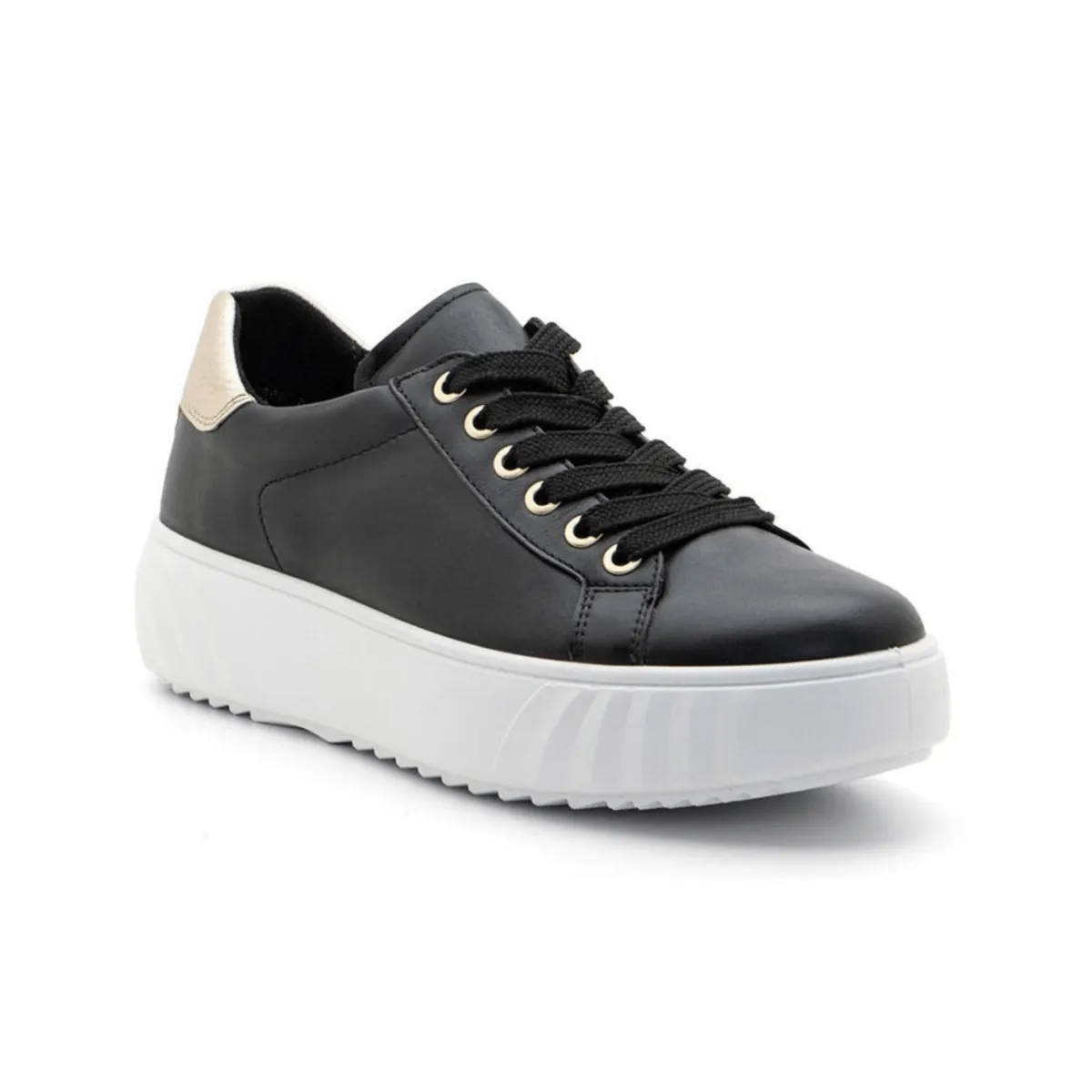 Ara Women's Mikky Black/Platinum Leather Ara Shoes