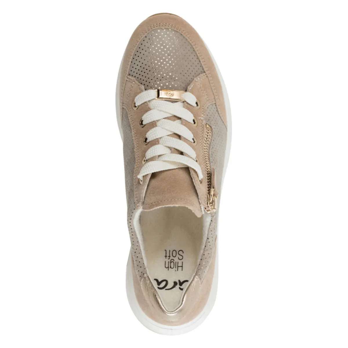 Ara Women's Oleanna Sand Puntikid Suede
