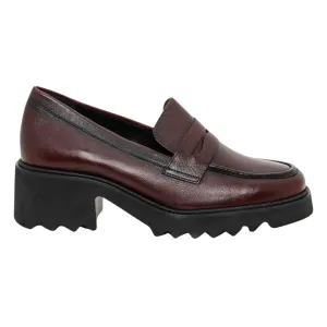 Ara Women's Prism Platform Penny Amarone Calf Leather Ara Shoes