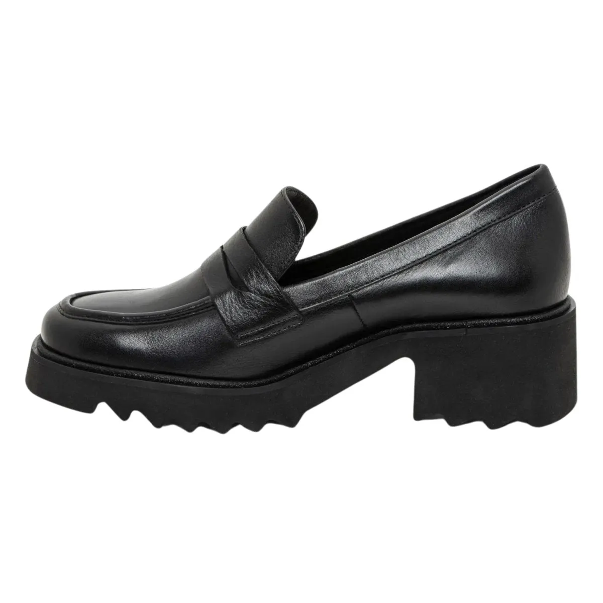 Ara Women's Prism Platform Penny Black Calf Leather Ara Shoes