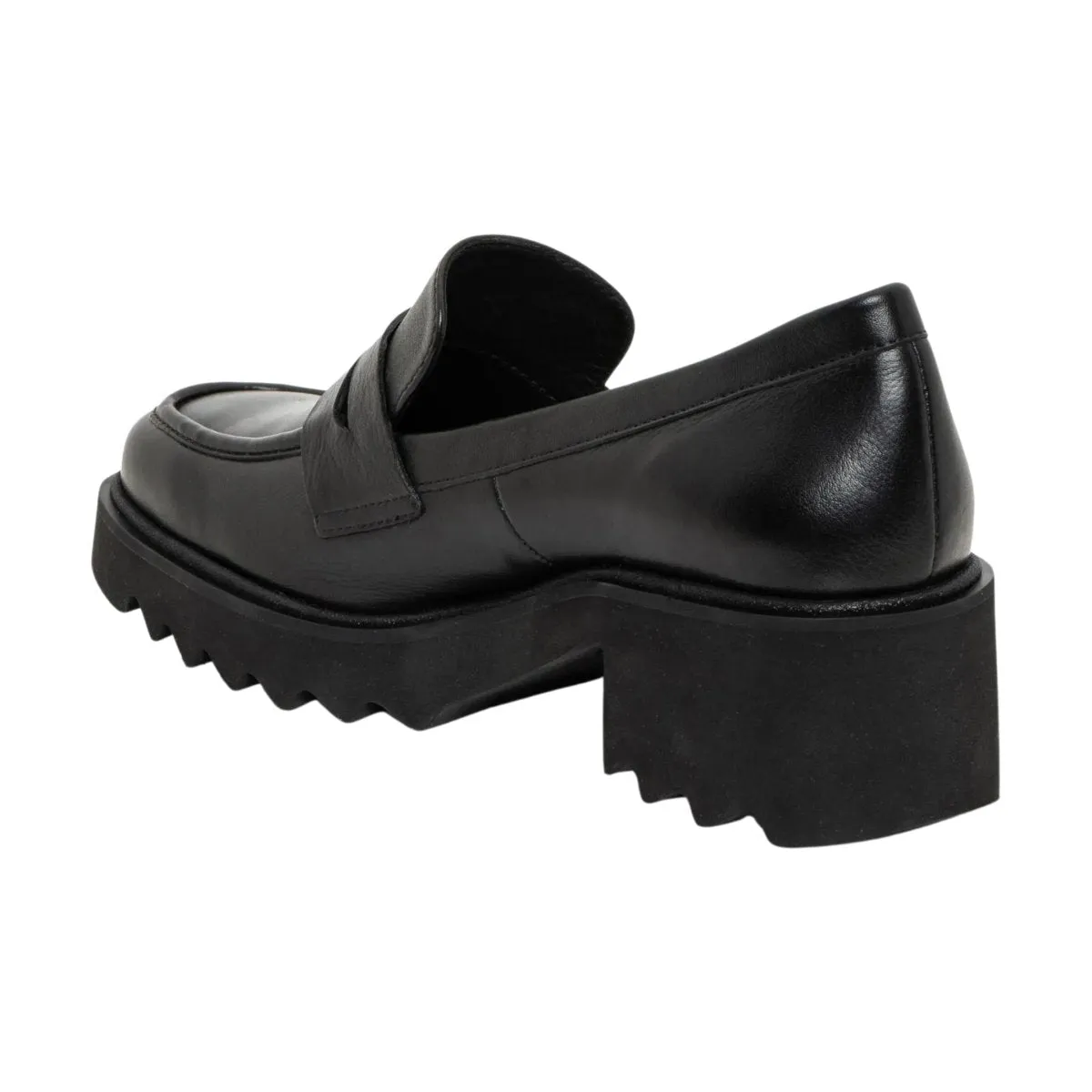 Ara Women's Prism Platform Penny Black Calf Leather Ara Shoes