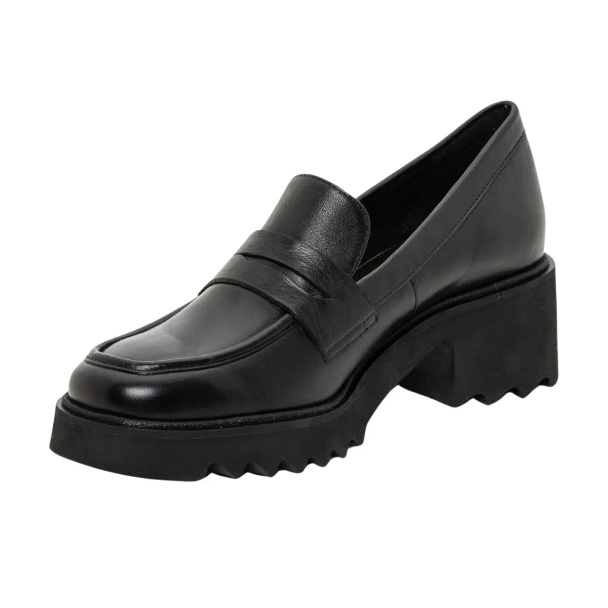 Ara Women's Prism Platform Penny Black Calf Leather Ara Shoes