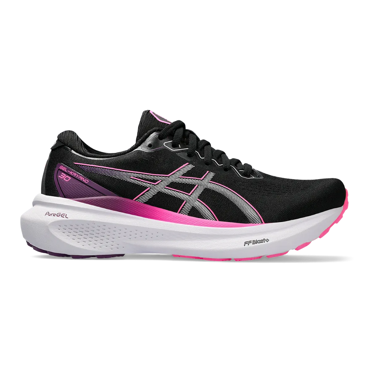 Asics Gel Kayano 30 - Black - Lilac Hint