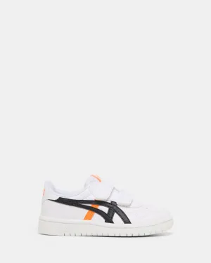 Asics Kids' Shoes Japan Pre-School White/Shocking Orange
