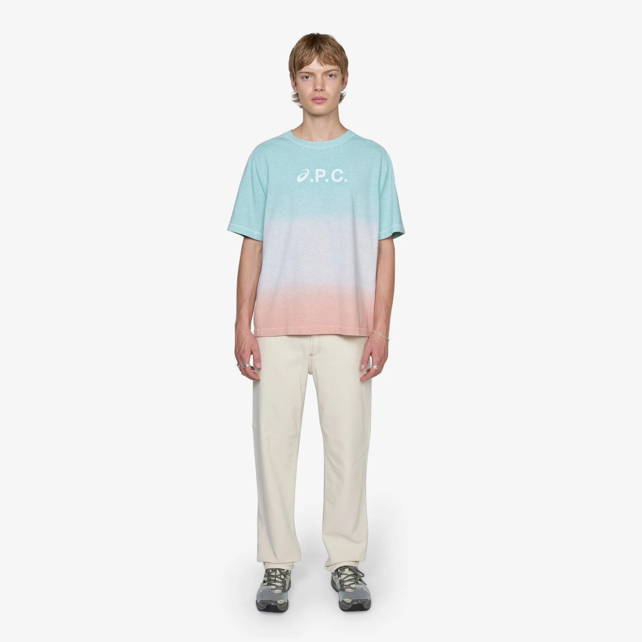 Asics x Dip Dye Wind T-Shirt Multicolour A.P.C. Clothing