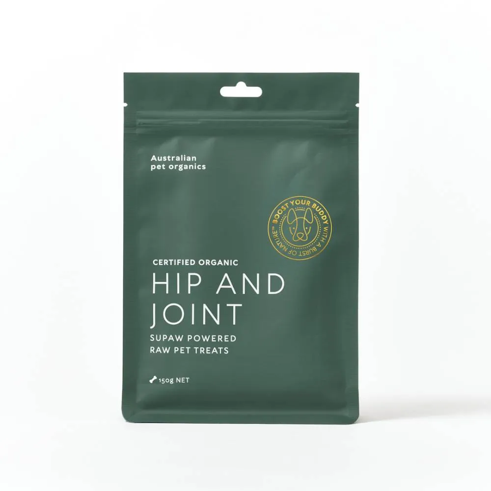 Australian Pet Organics Dog Treat Hip And Joint 150g