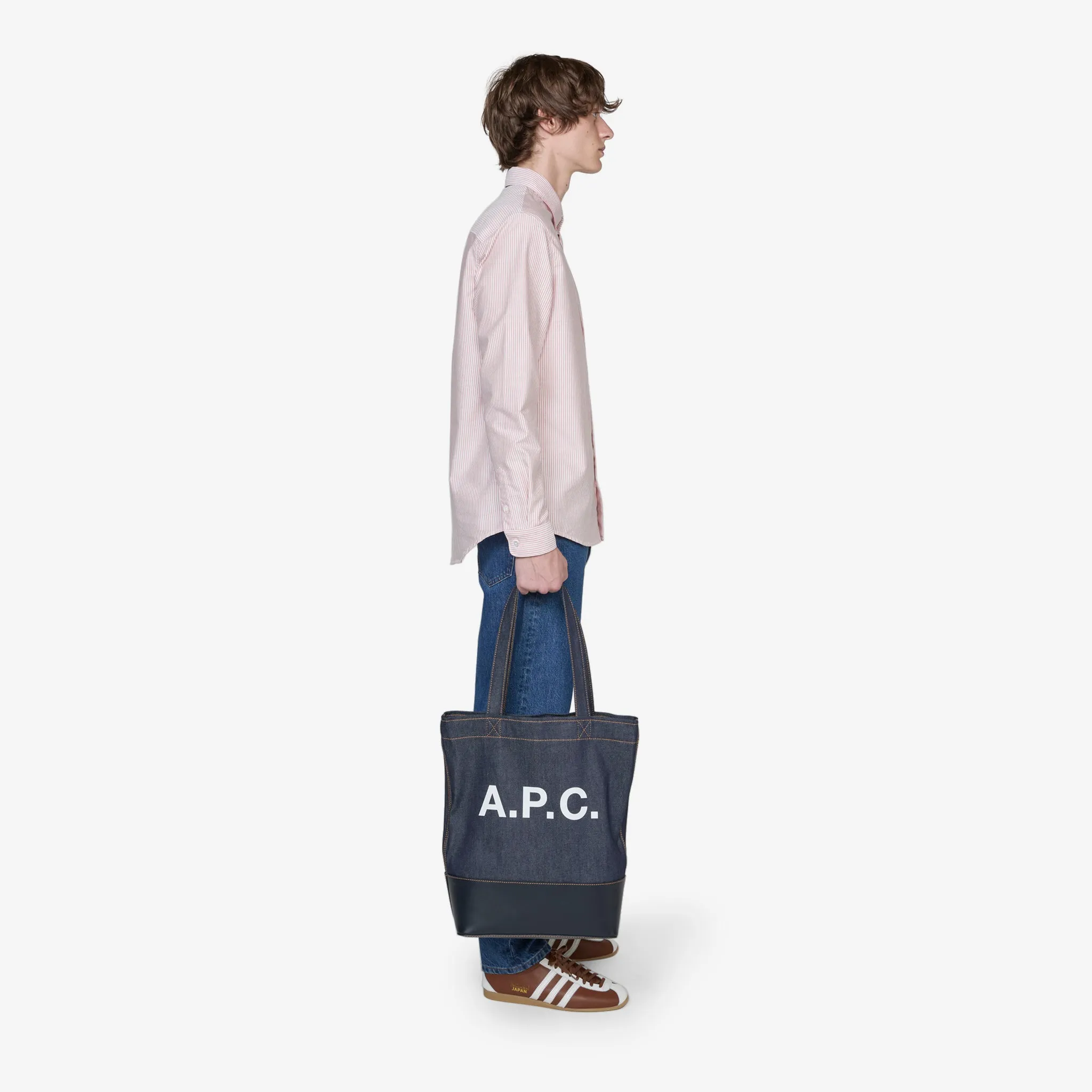 Axel Tote Bag Dark Navy Blue A.P.C. Clothing