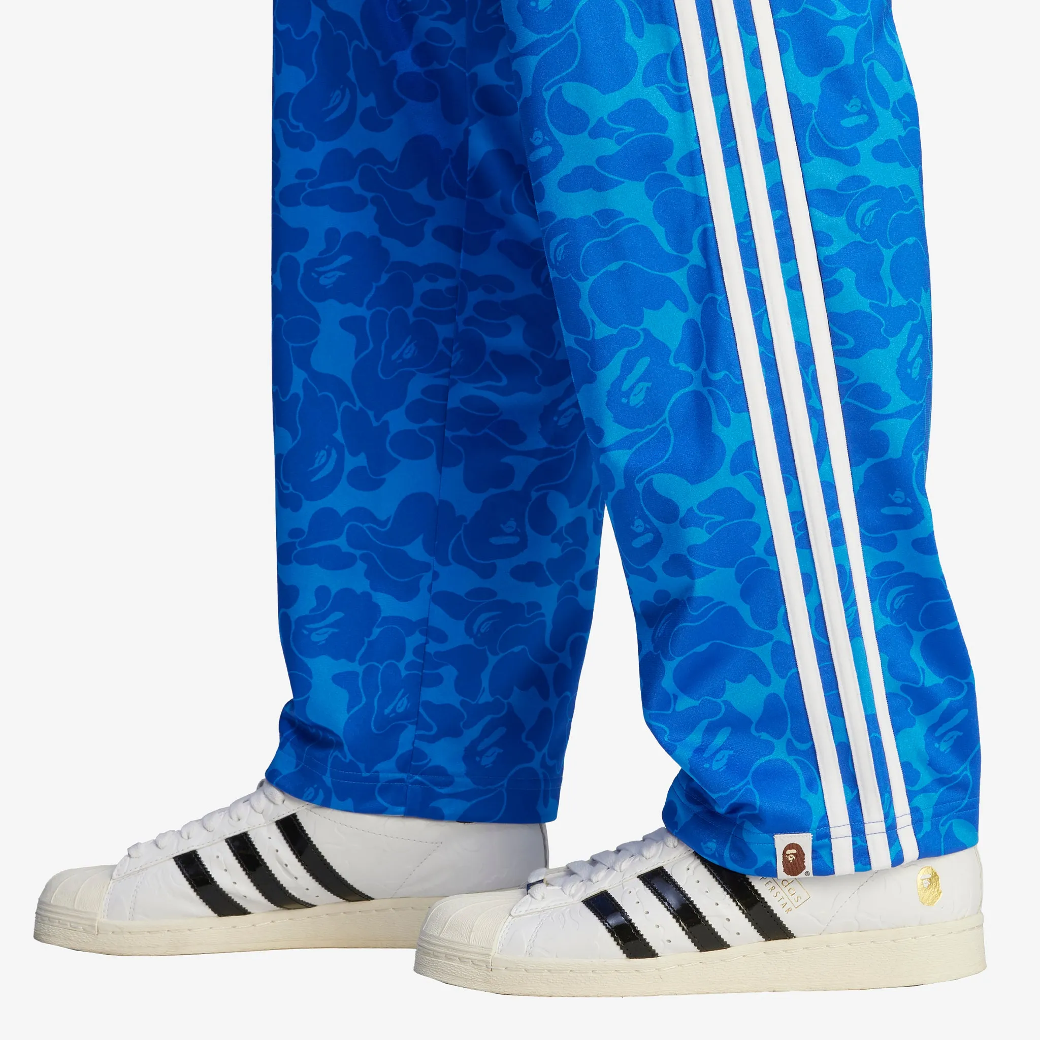 BAPE x Firebird Track Pants Blue adidas Clothing