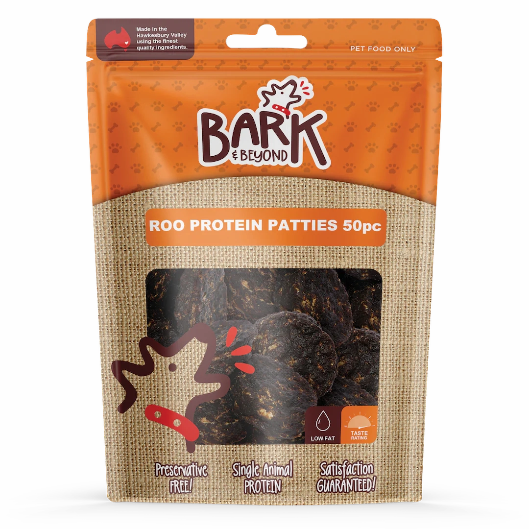 Bark & Beyond - Roo Protein Patties (50pk)