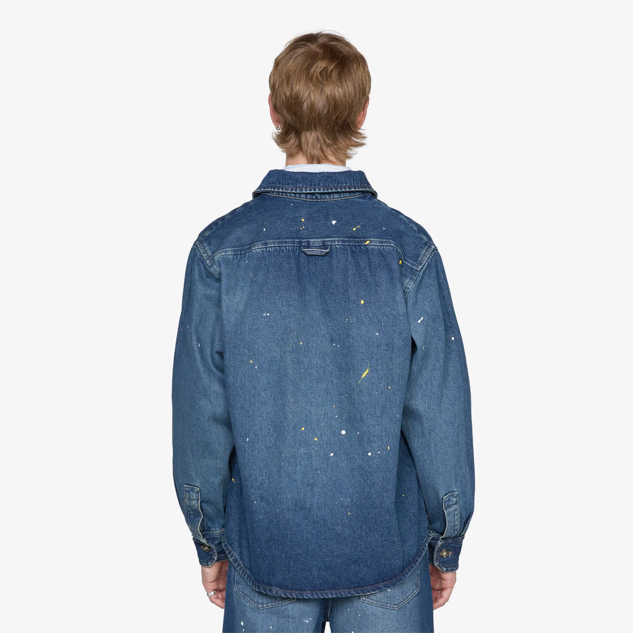 Basil Overshirt Stonewashed Indigo A.P.C. Clothing