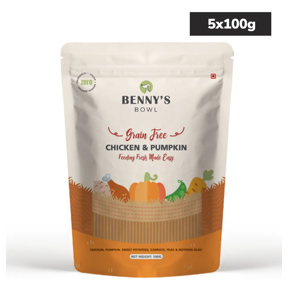 Bennys Bowl Chicken and Pumpkin Dog Fresh and Wet Food
