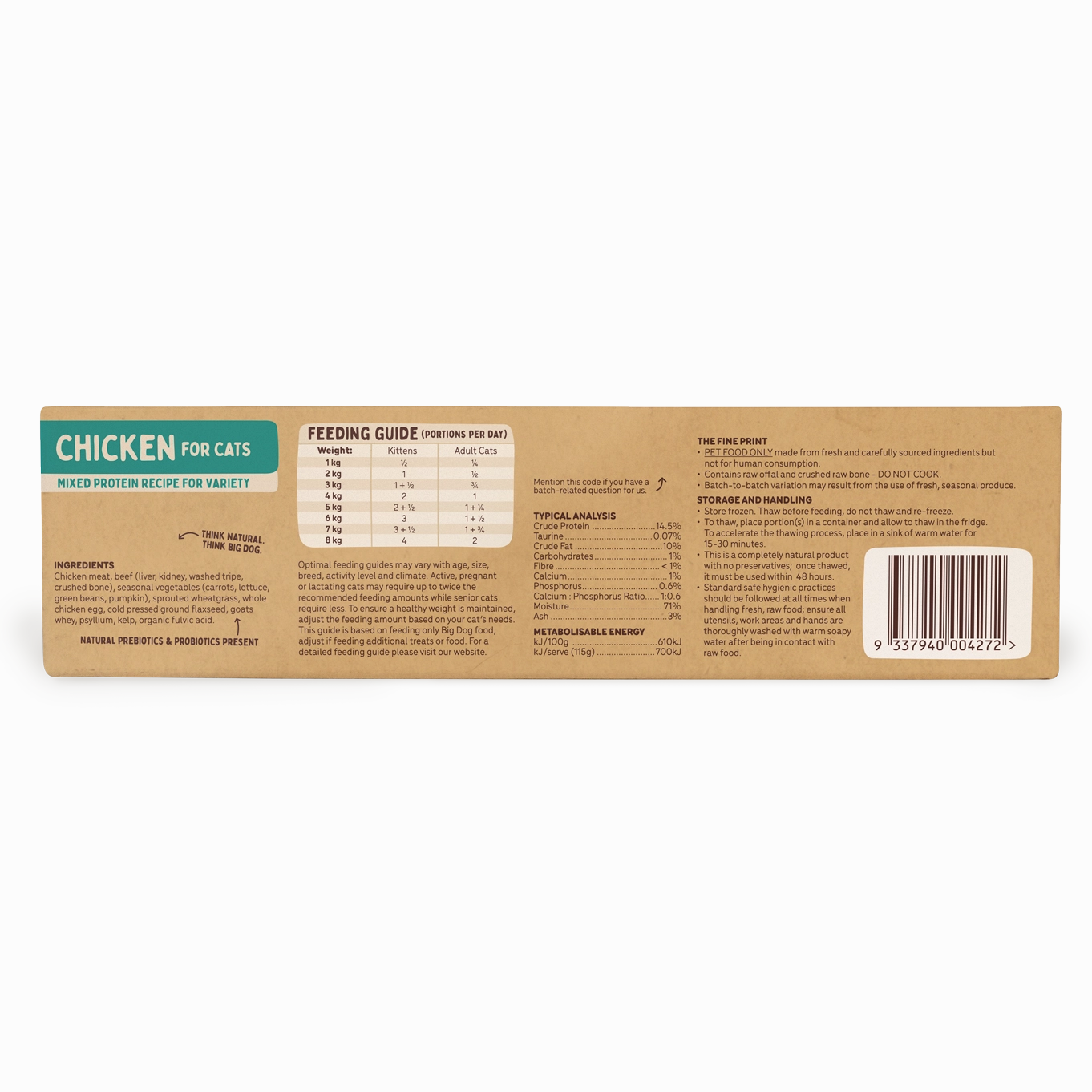 Big Dog - Chicken for Cats (1.38kg)